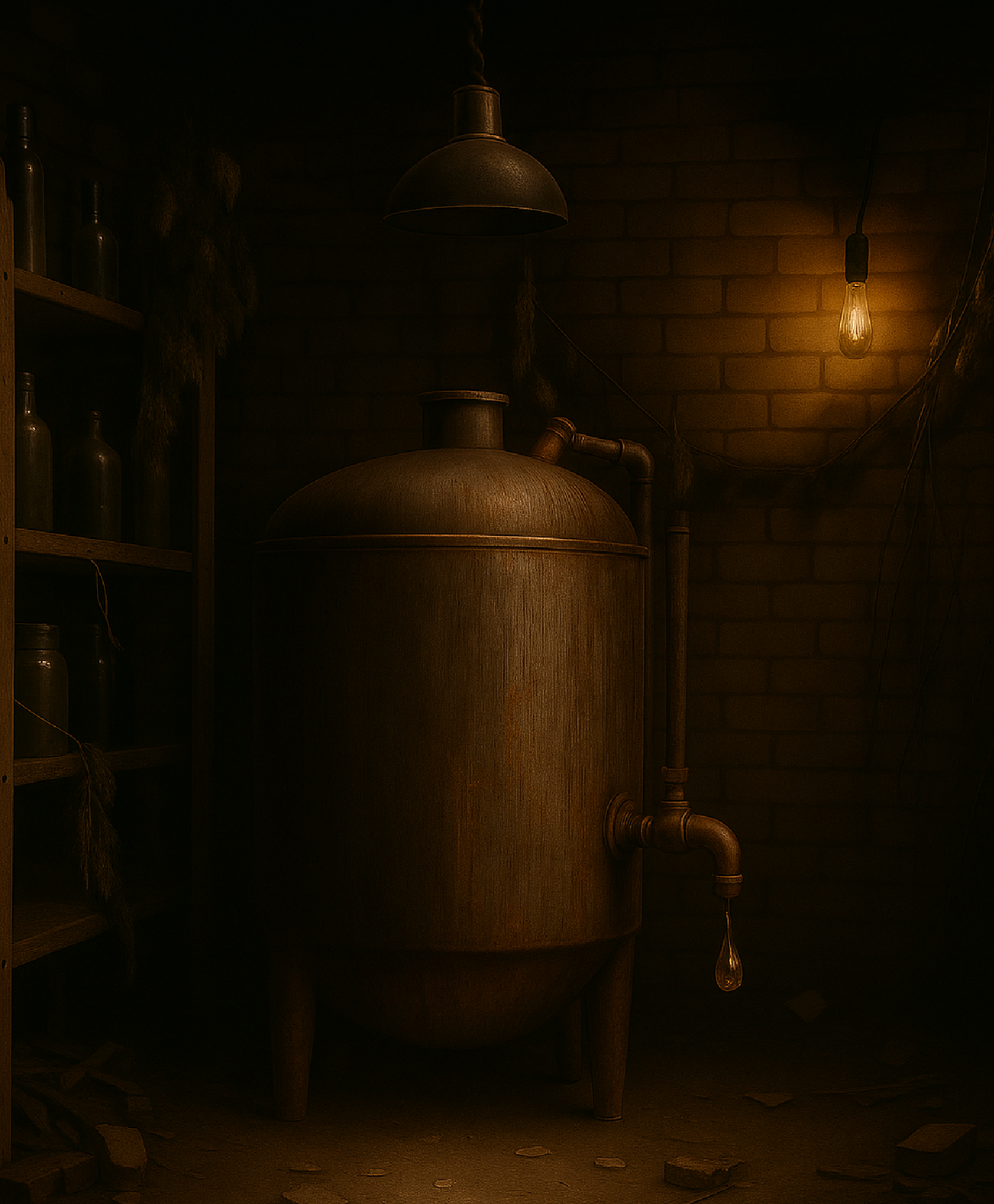 Les cuves sont vides